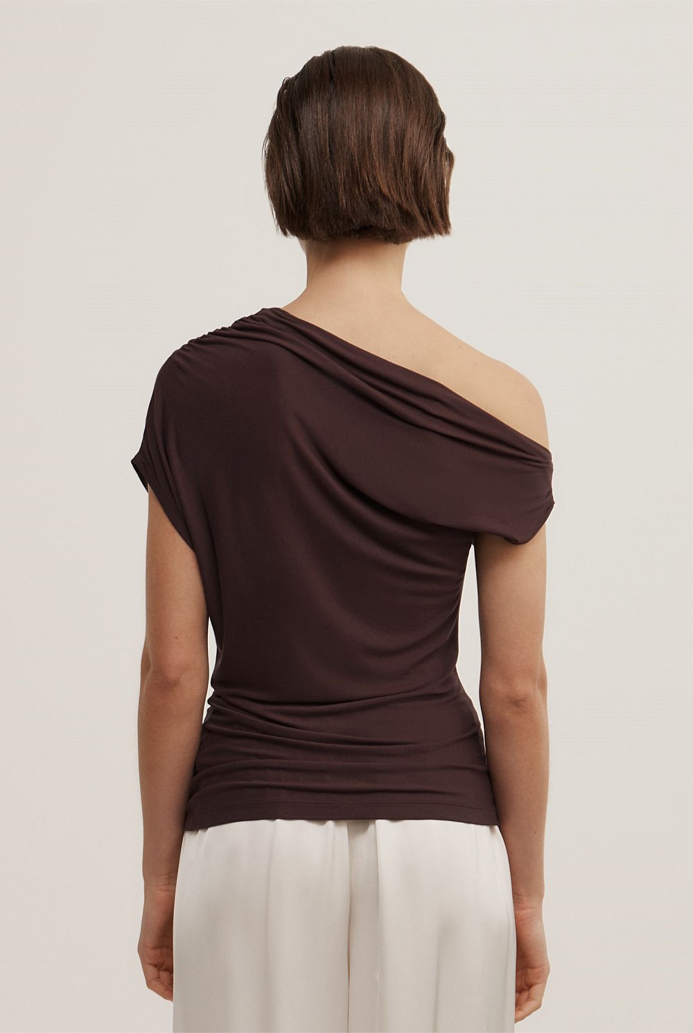 Asymmetric Jersey Top