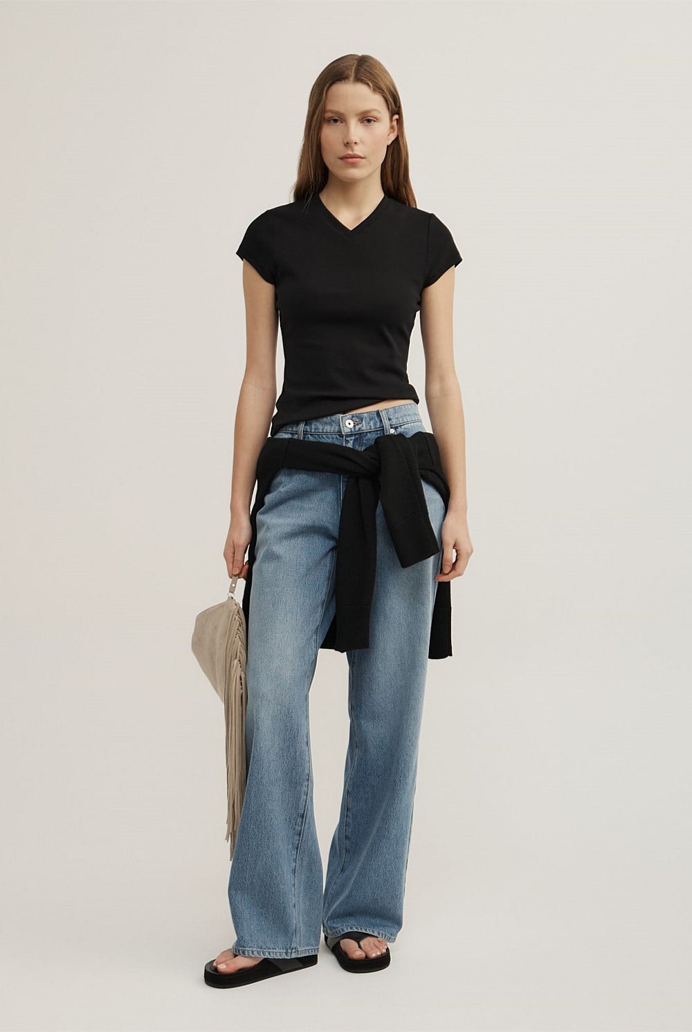 Mid Rise Relaxed Jeans