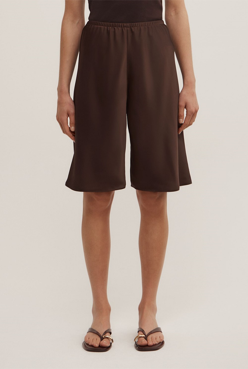 Satin Bermuda Short