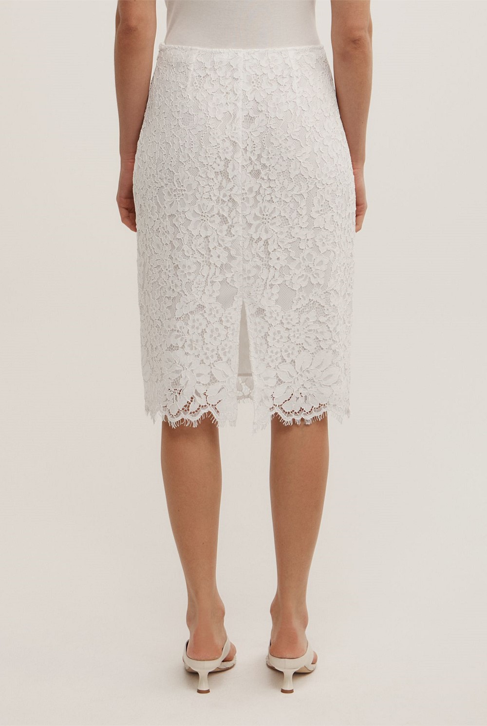 Lace Midi Skirt