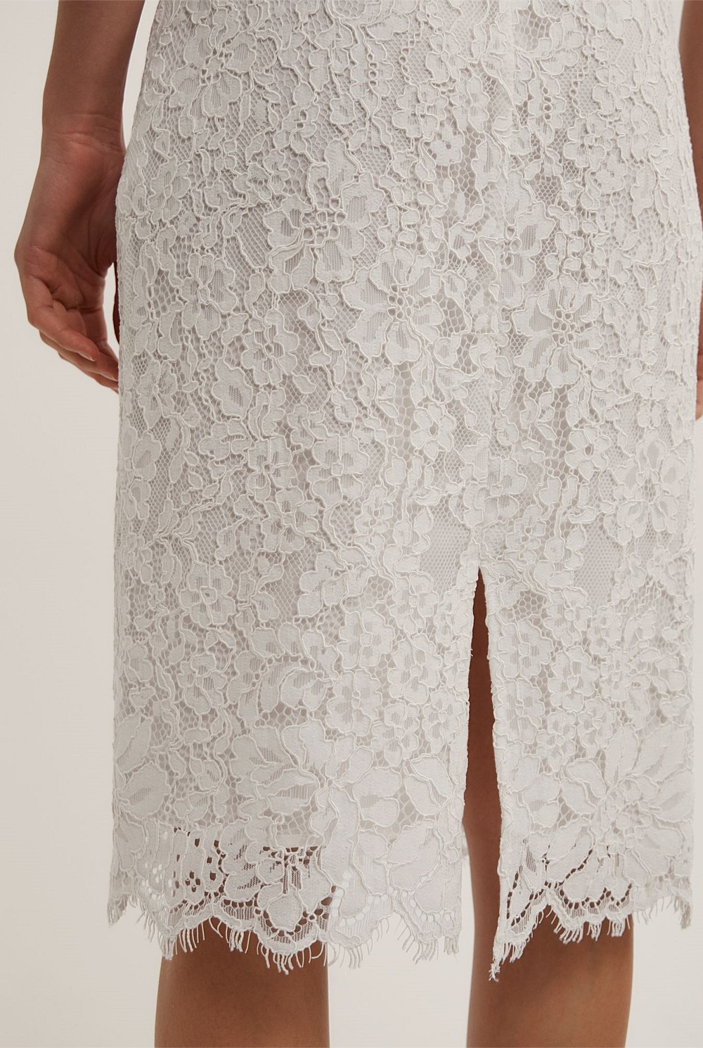 Lace Midi Skirt