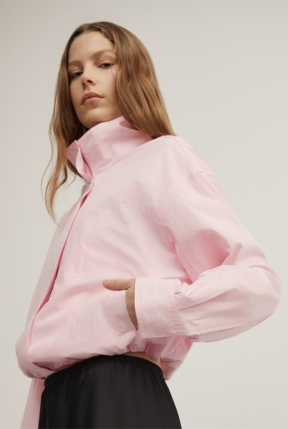 Funnel Zip Through Jacket