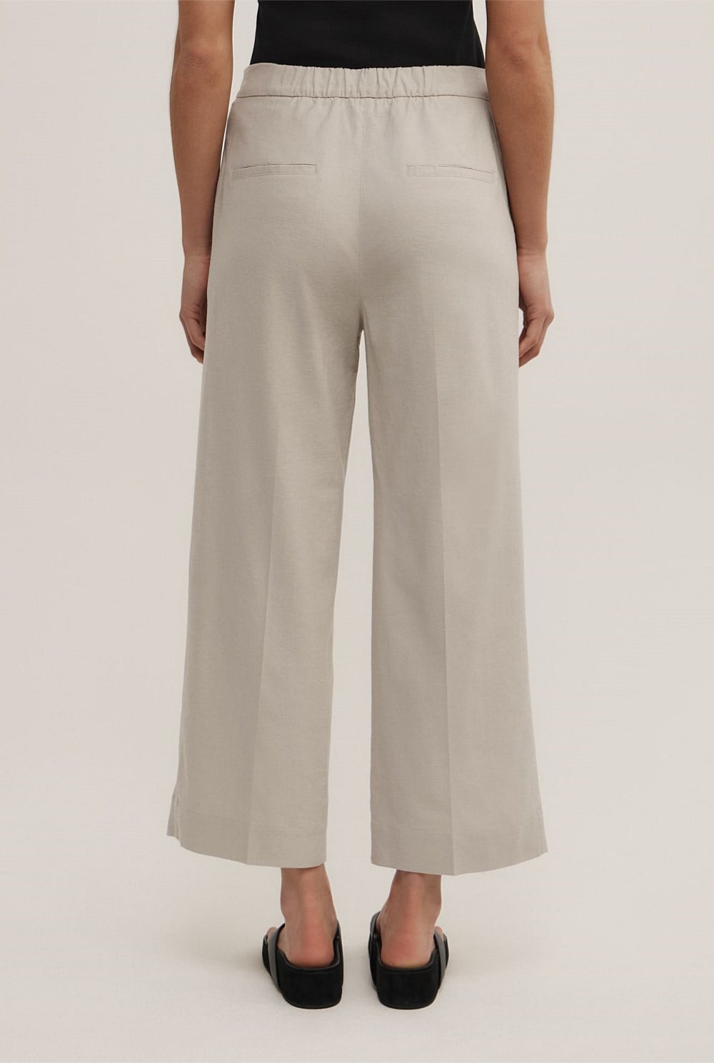 Linen Crop Pants