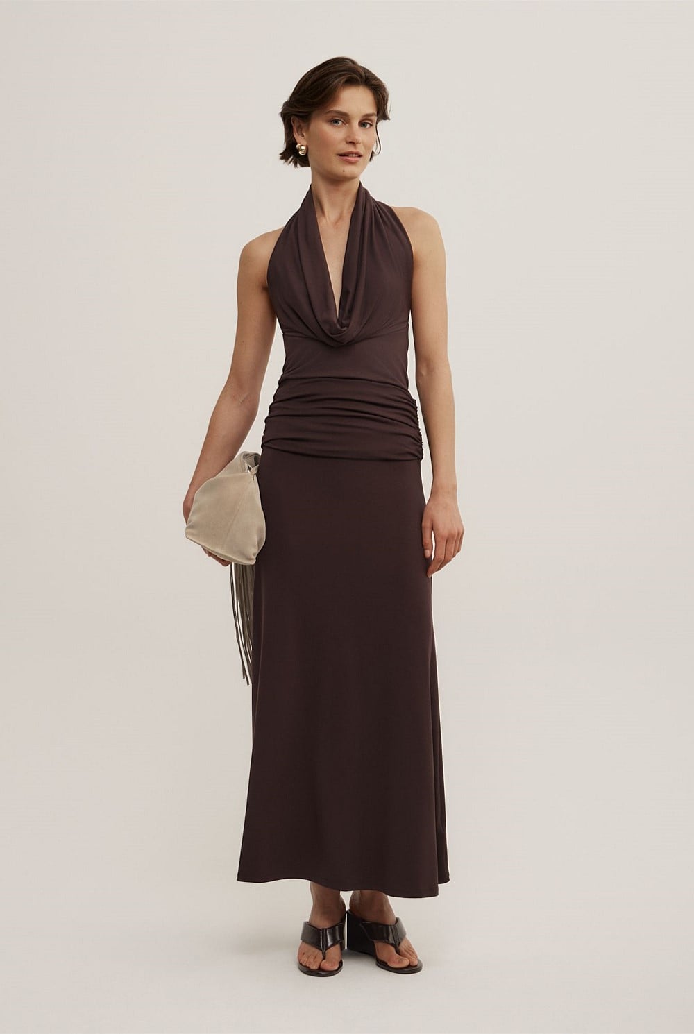 Cowl Halter Top