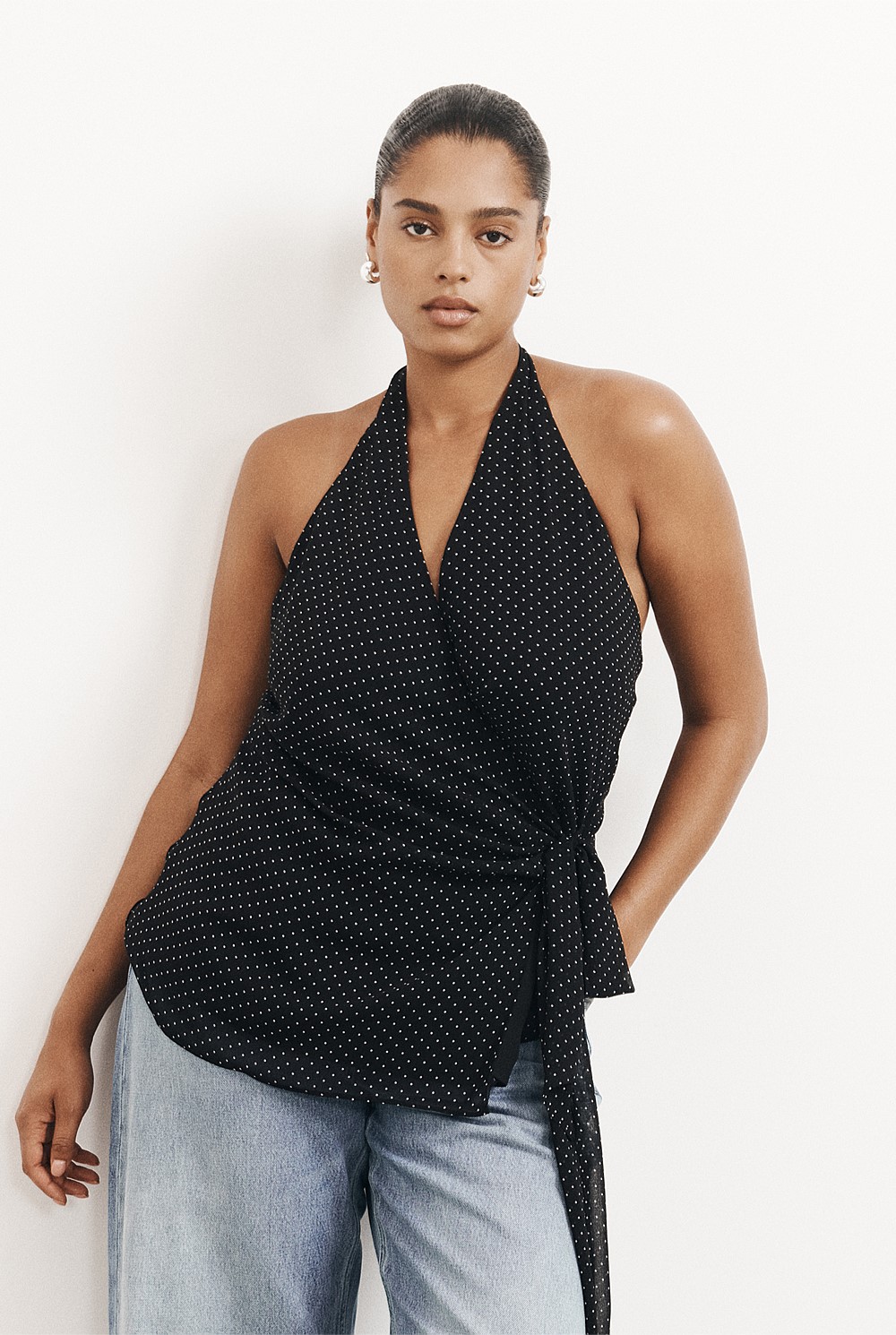 Wrap Halter Top