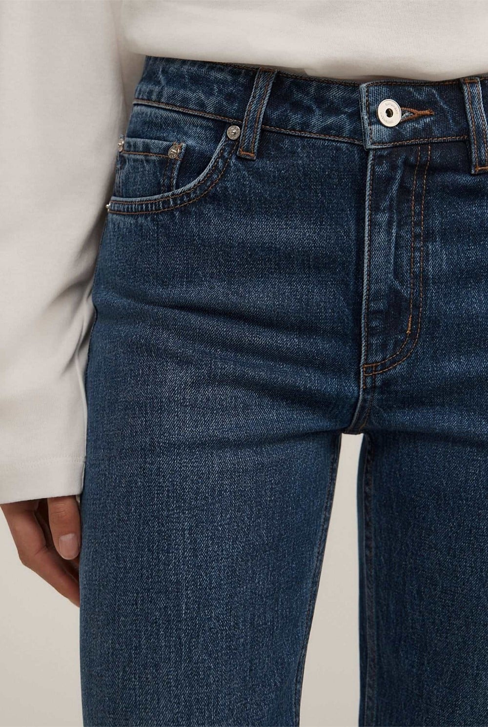 Mid Rise Slim Jeans
