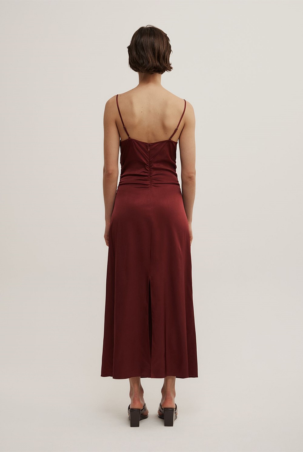 Gather Slip Dress