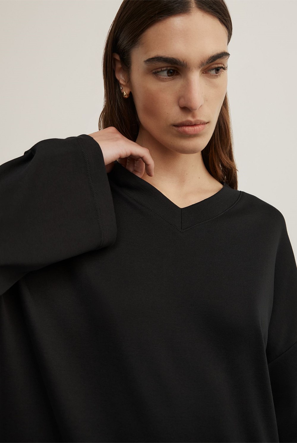High V Long Sleeve T-Shirt