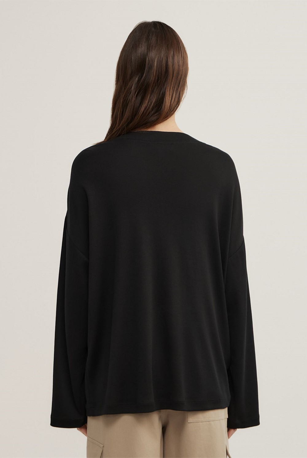 High V Long Sleeve T-Shirt