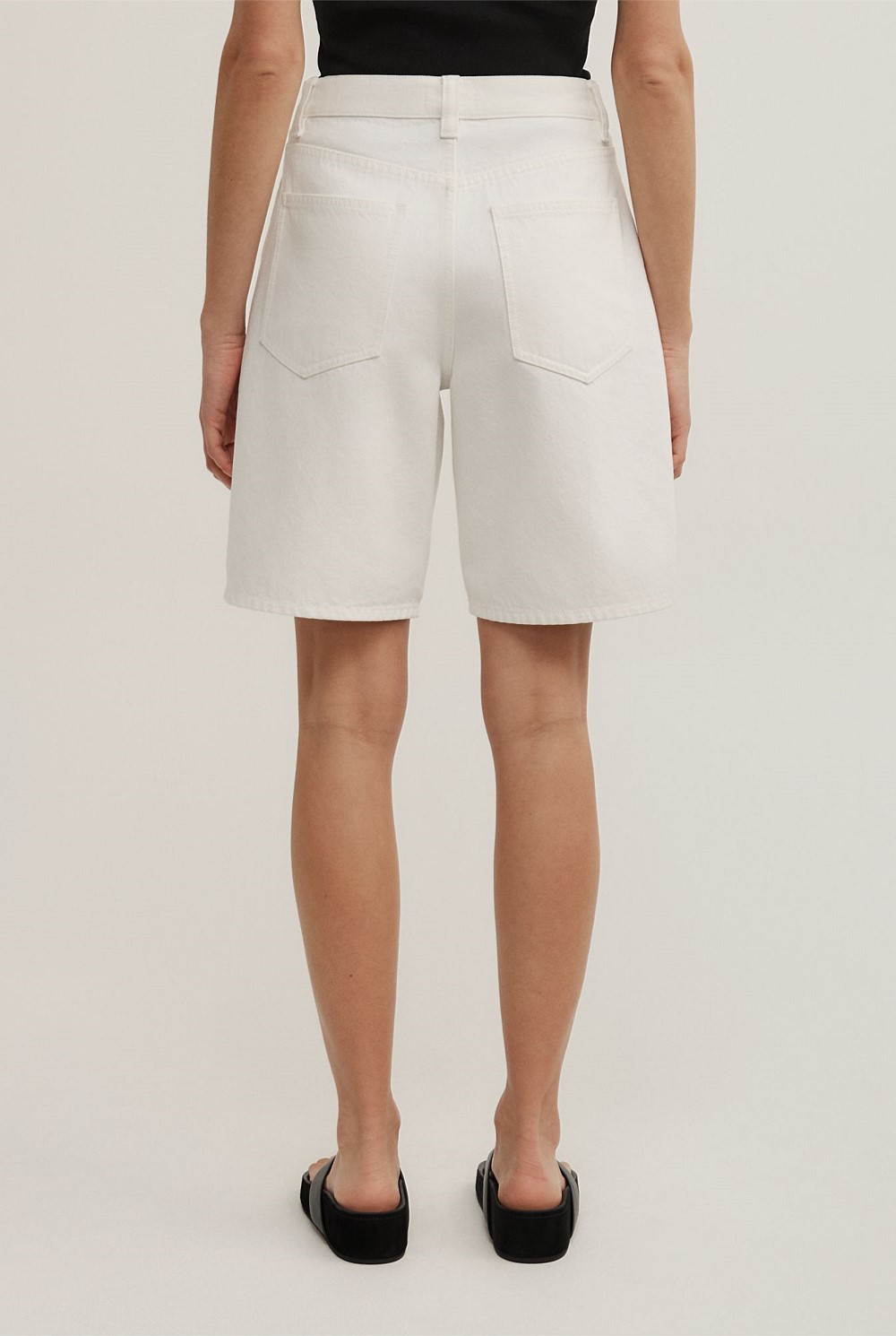 Denim Bermuda Shorts