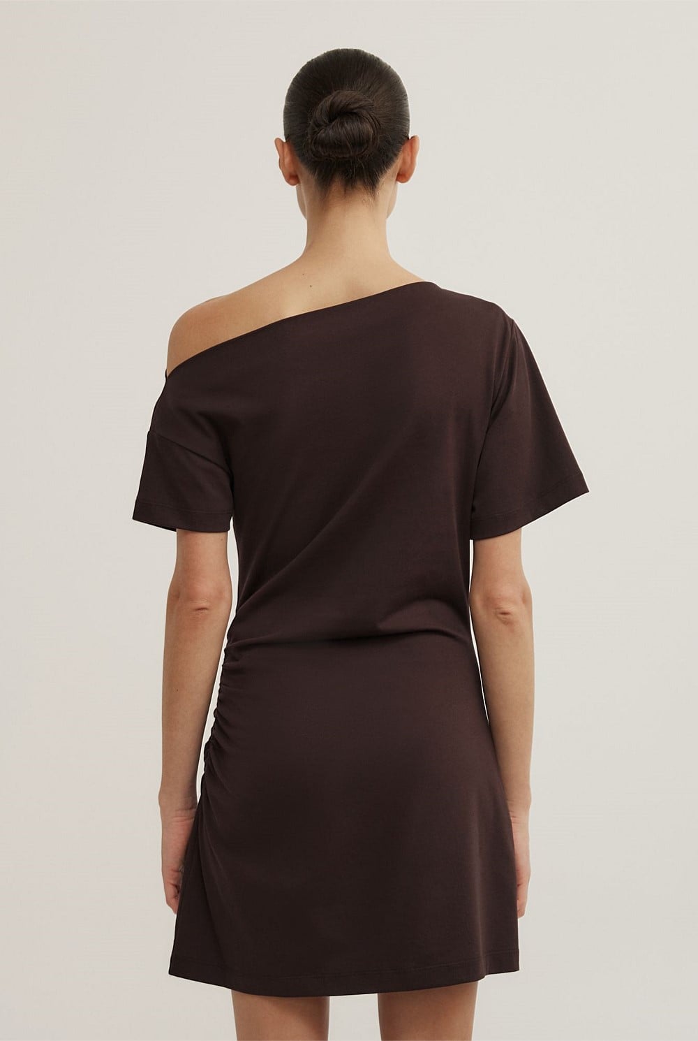 Asymmetric T-Shirt Mini Dress