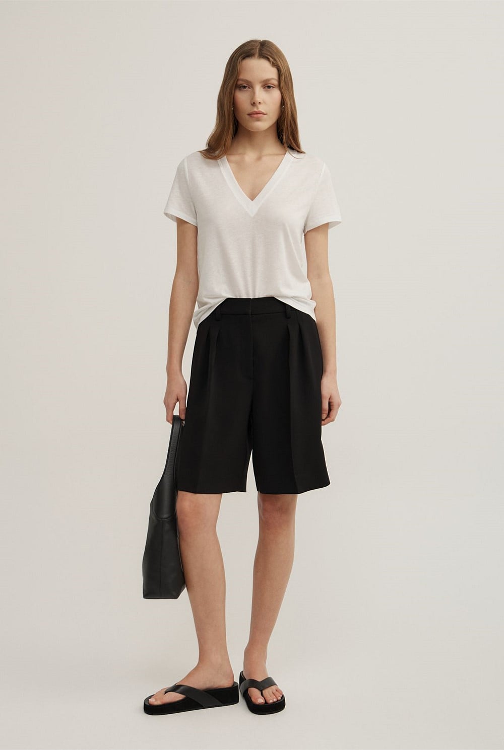 Jersey V-Neck T-Shirt
