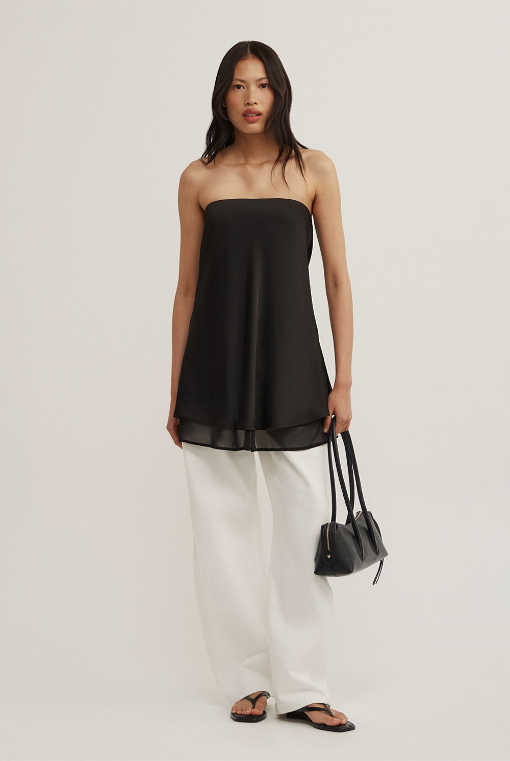 Sheer Trim Tunic