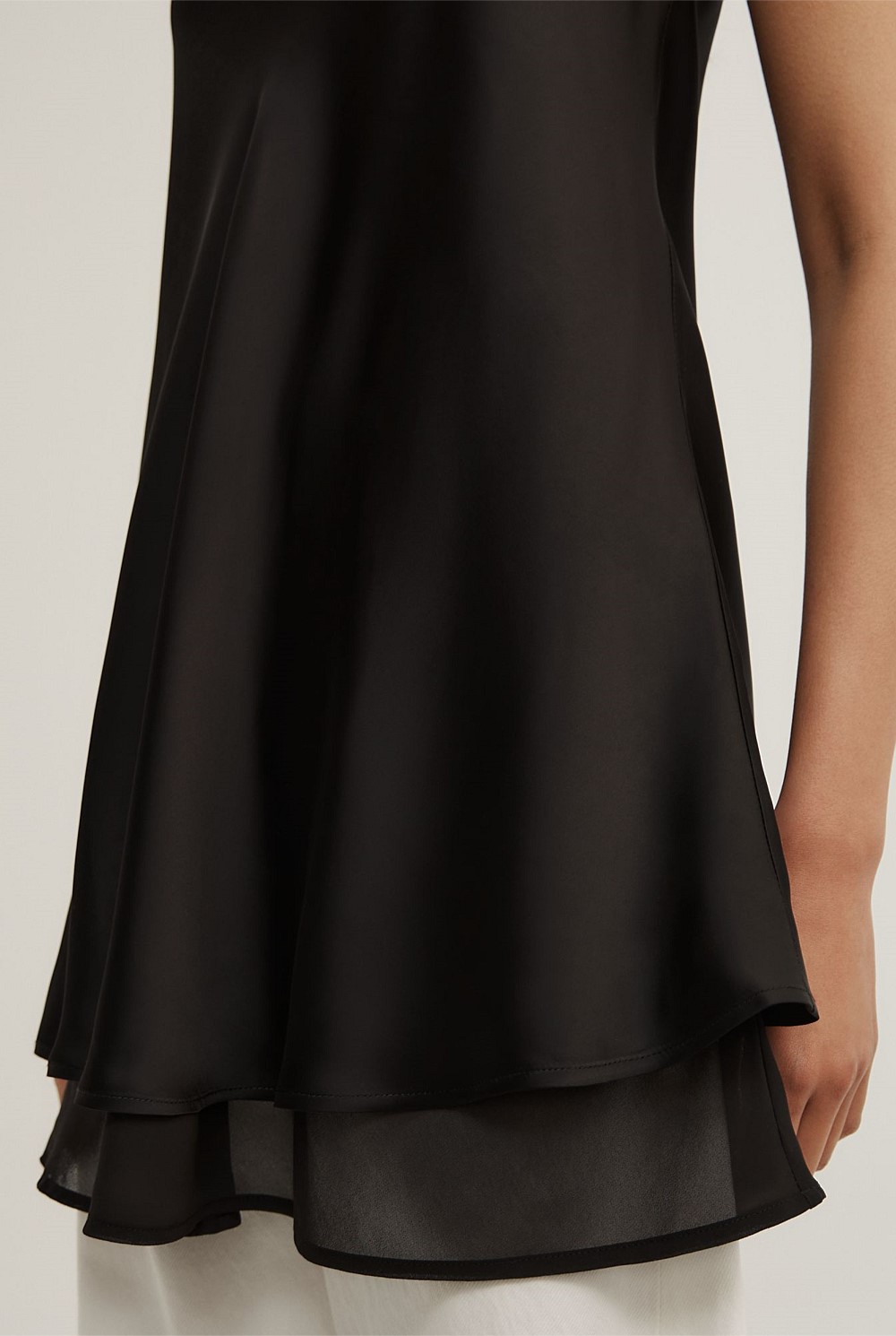 Sheer Trim Tunic