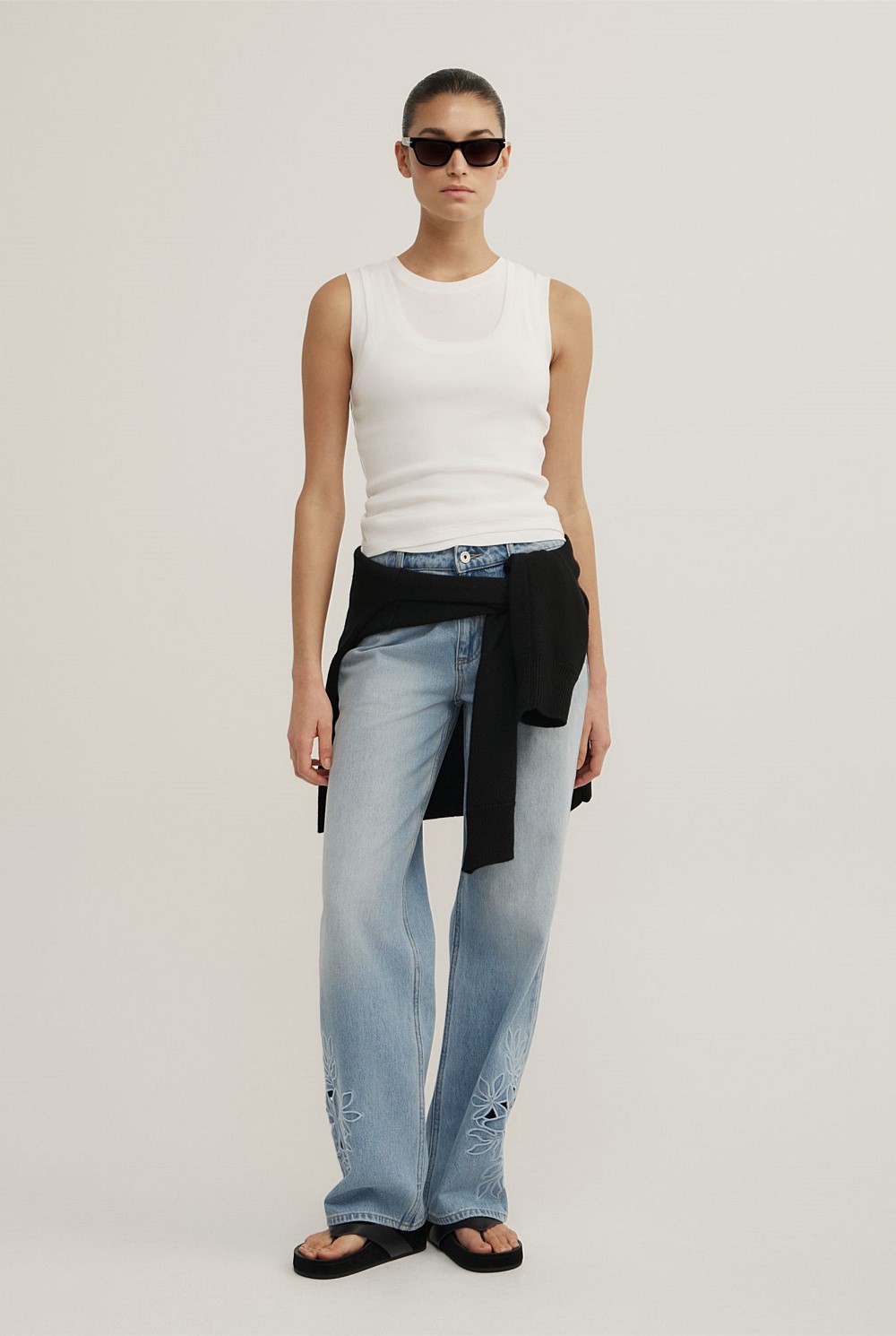 Cutwork Jeans