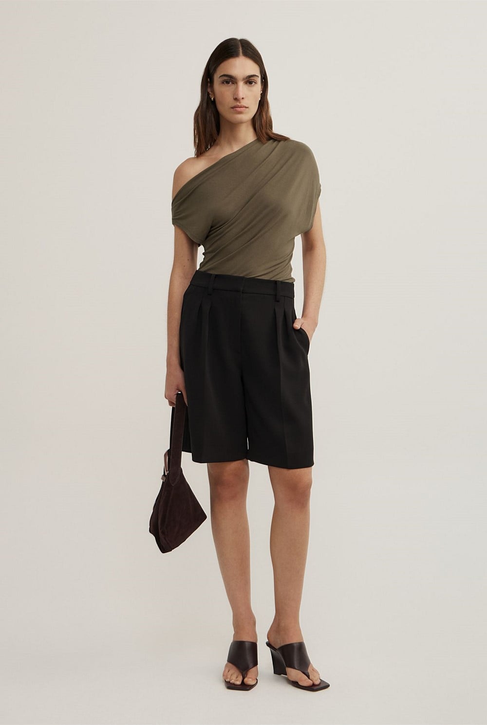 Asymmetric Jersey Top