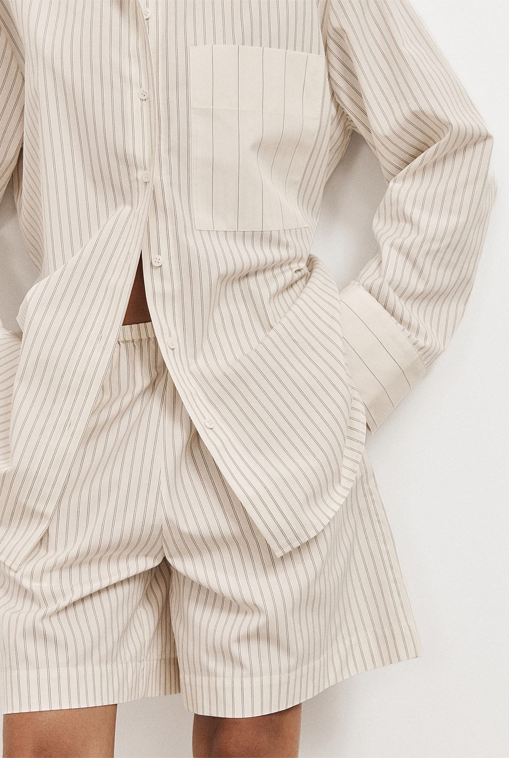Poplin Bermuda Short