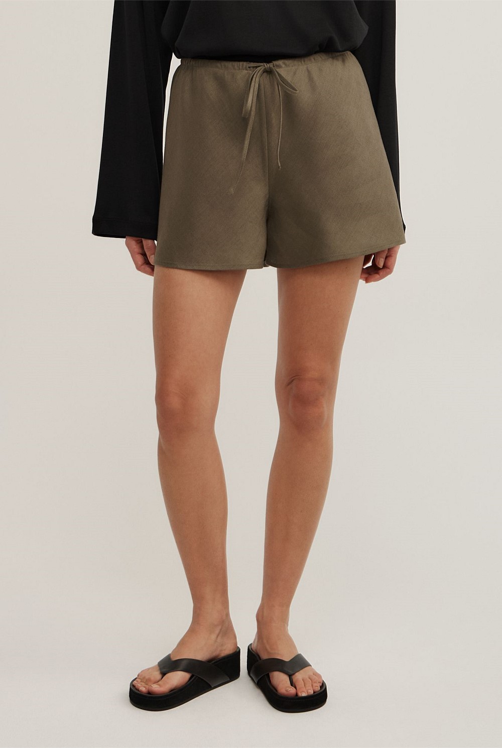 Bias Cut Shorts