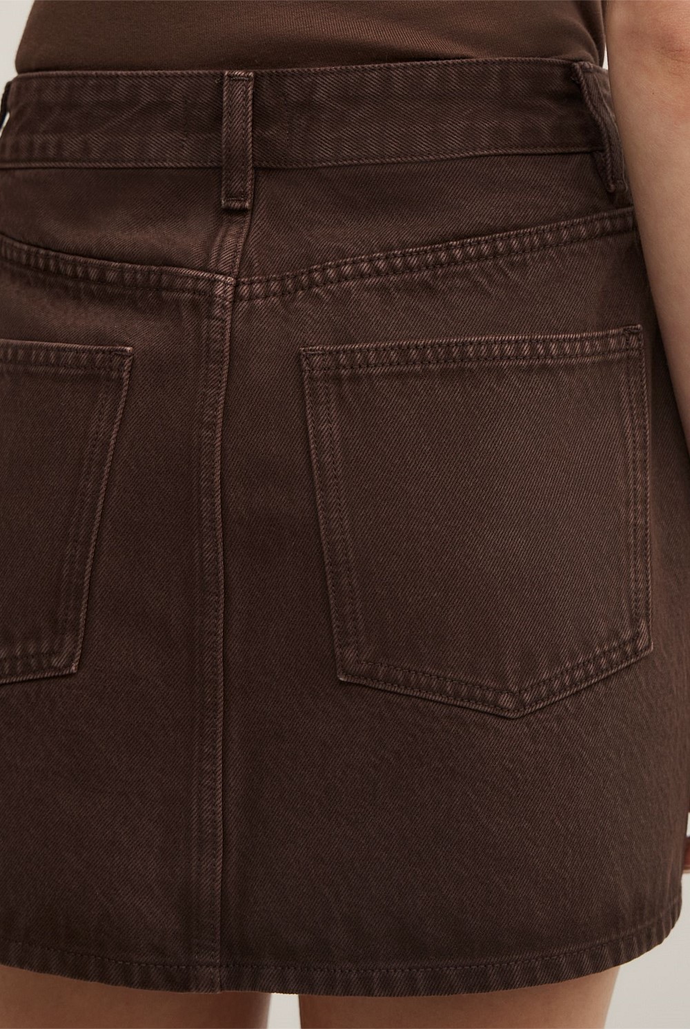 Denim Mini Skirt