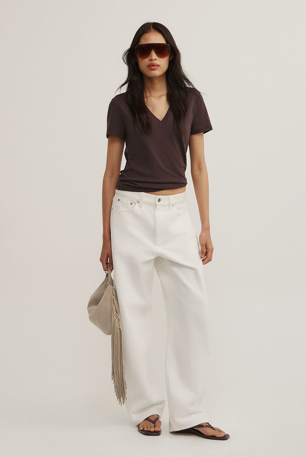 Jersey V-Neck T-Shirt