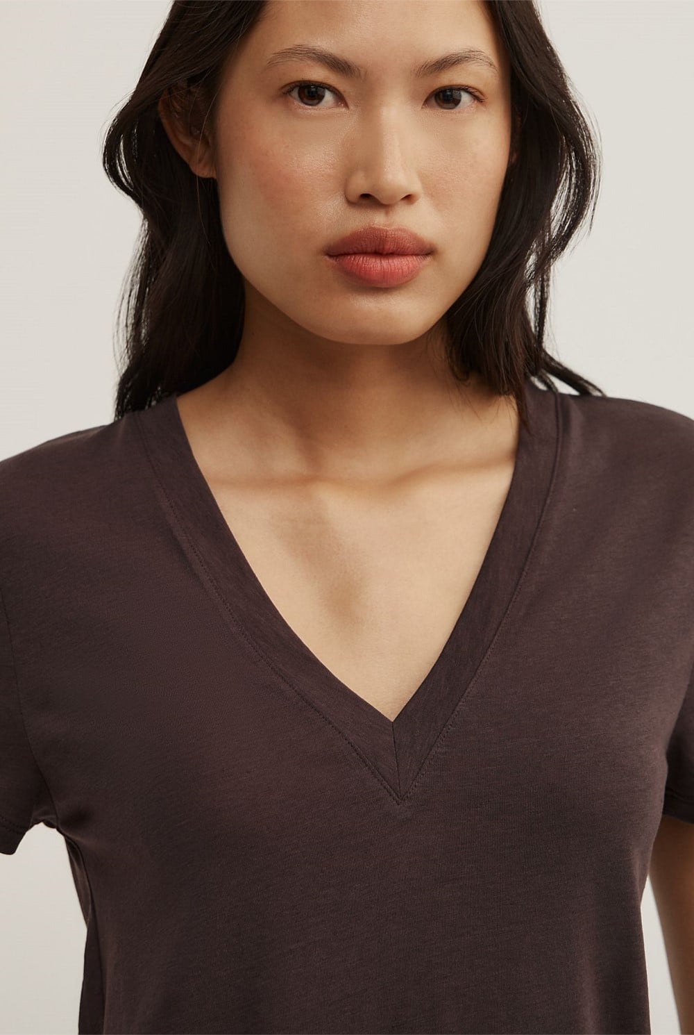 Jersey V-Neck T-Shirt