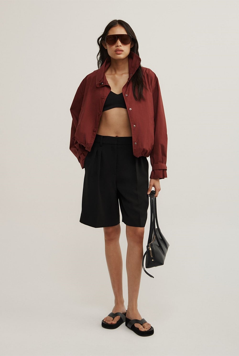 Poplin Funnel Jacket