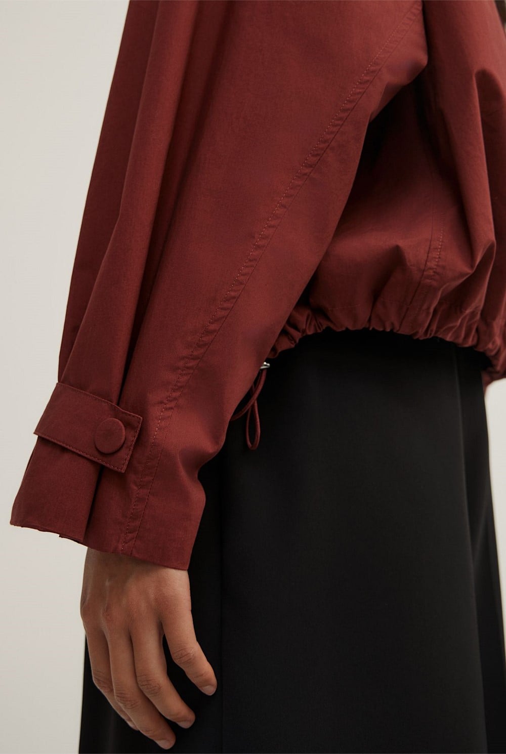 Poplin Funnel Jacket