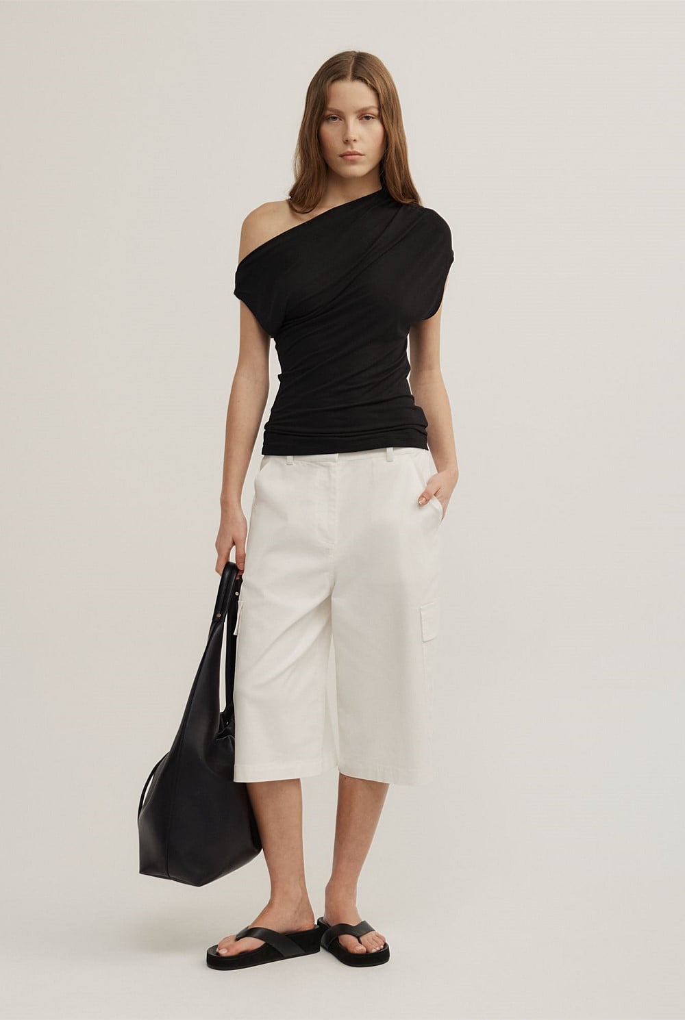 Asymmetric Jersey Top
