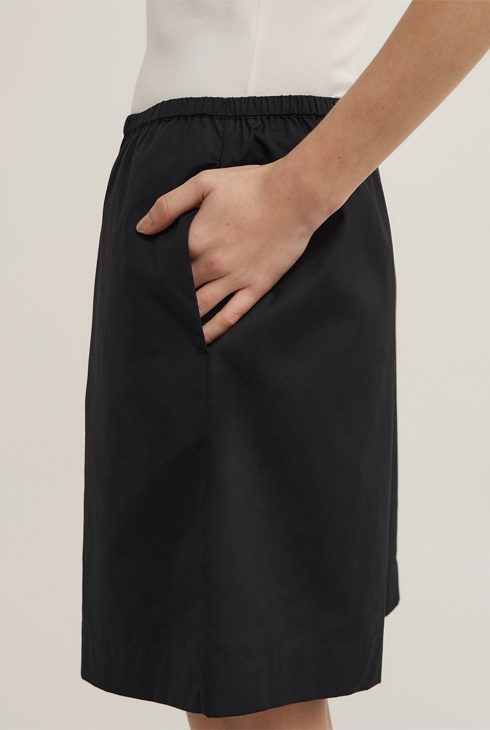 Poplin Bermuda Shorts