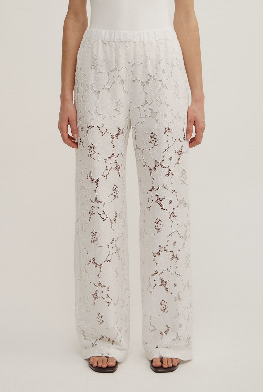 Pull On Lace Pant