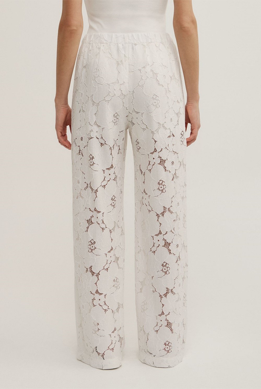 Pull On Lace Pant