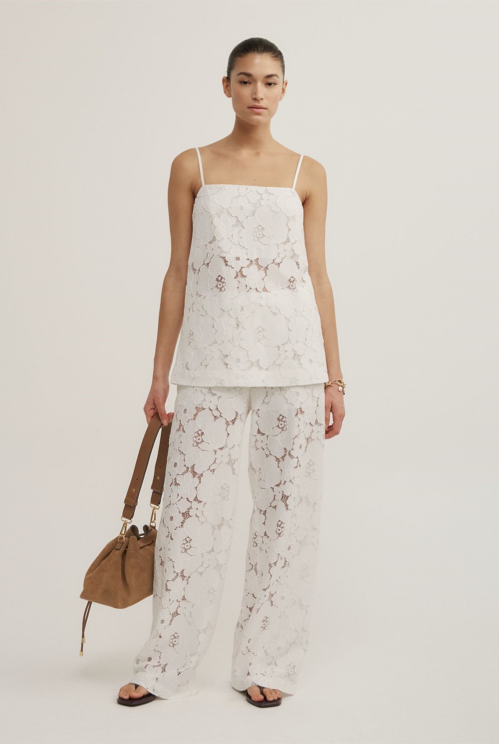 Lace Tie Back Camisole