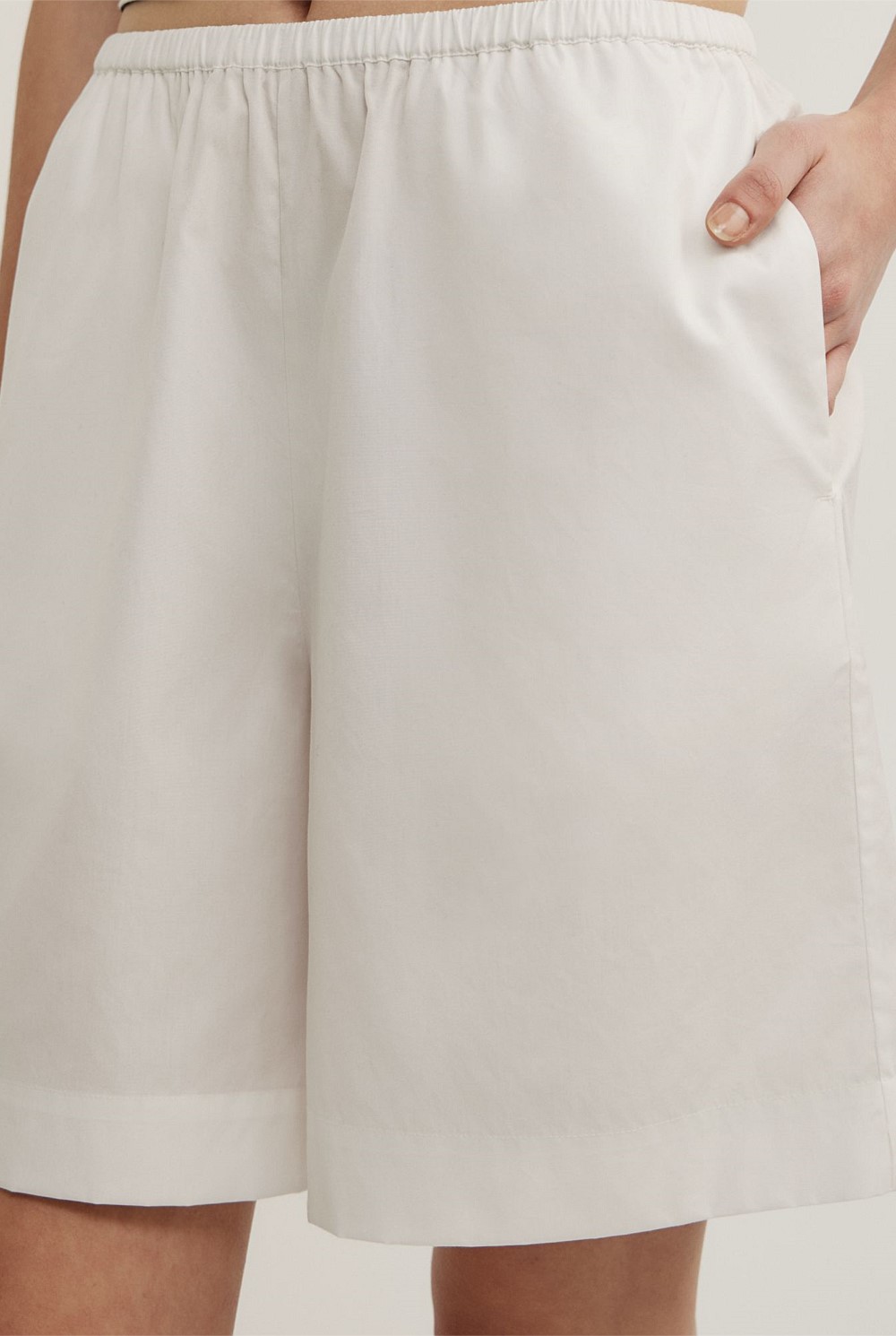 Poplin Bermuda Shorts