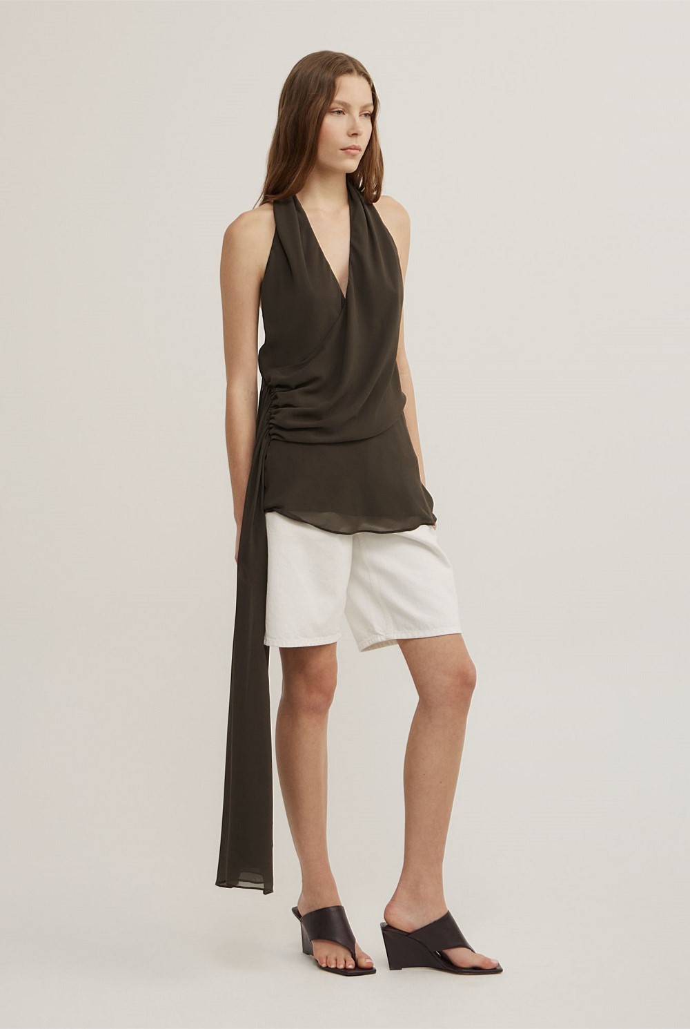 Halter Drape Top