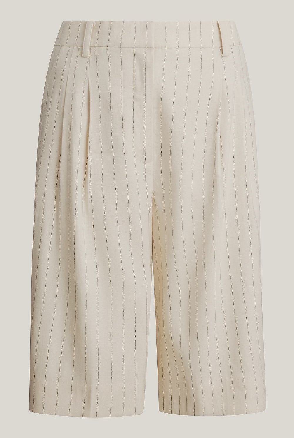 Pinstripe Bermuda Shorts
