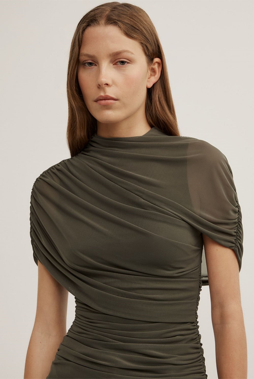 Mesh Cape Top