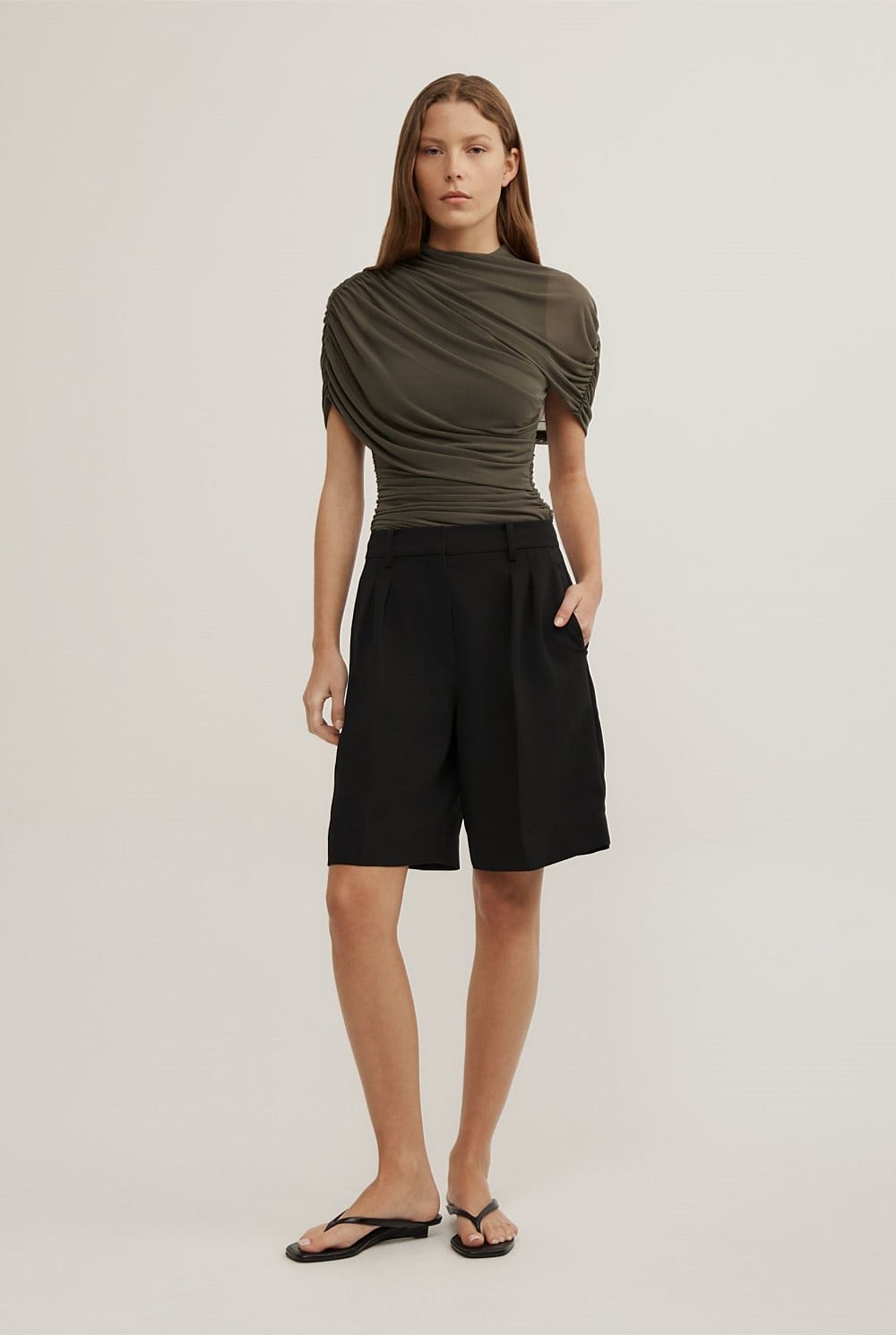 Mesh Cape Top