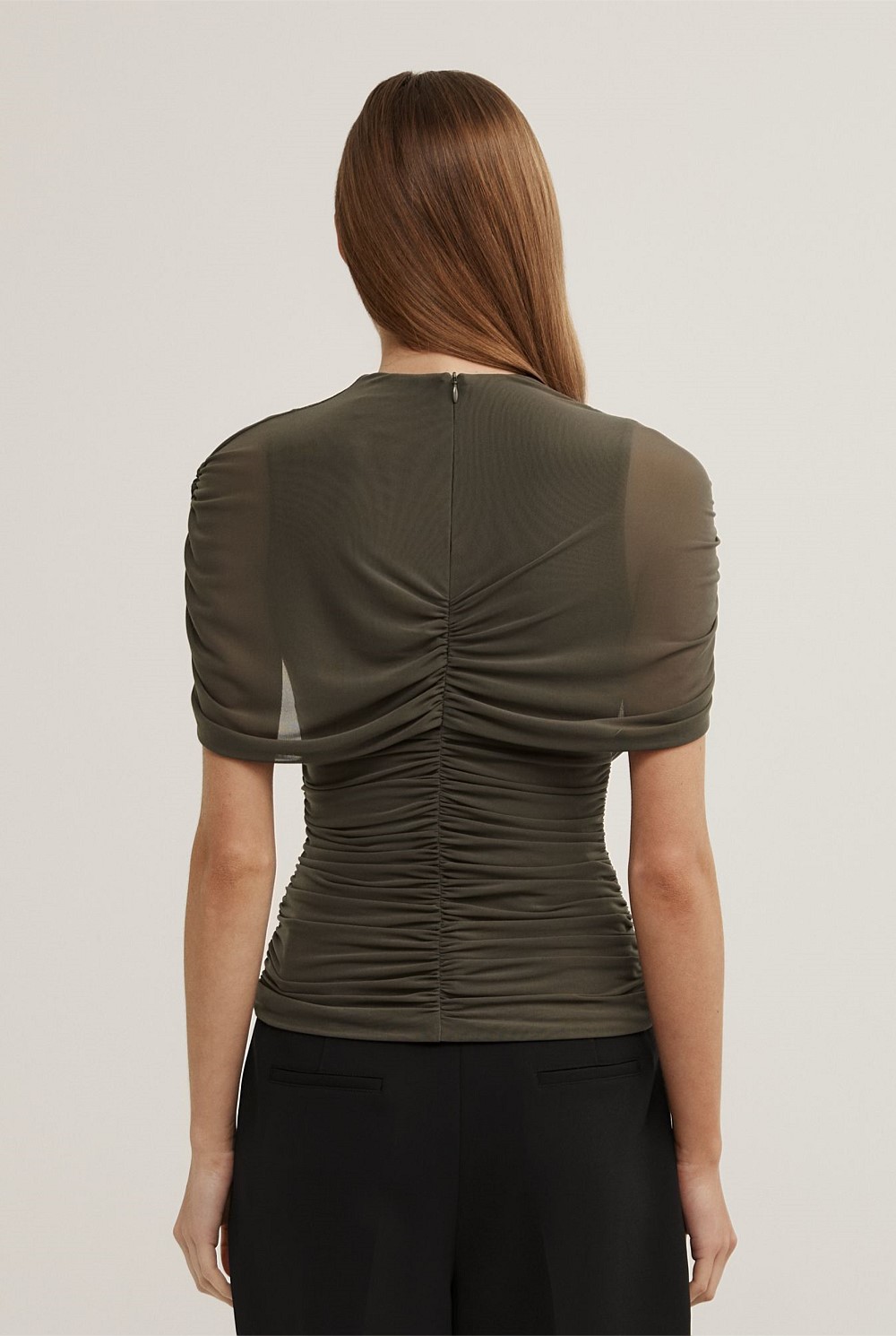 Mesh Cape Top