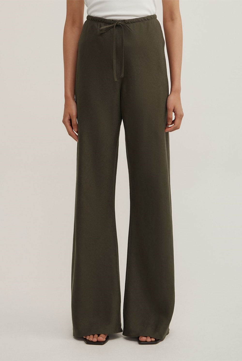 Bias Linen Pants