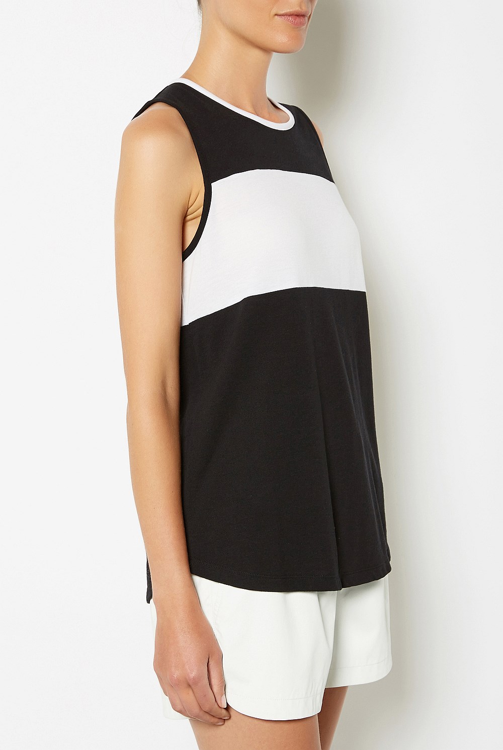 Colour Block Stripe T-Shirt
