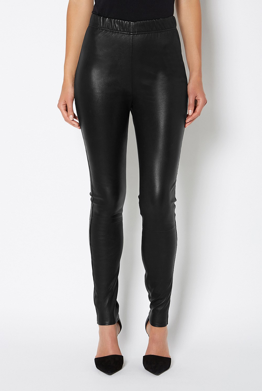 Stretch Leather Pant