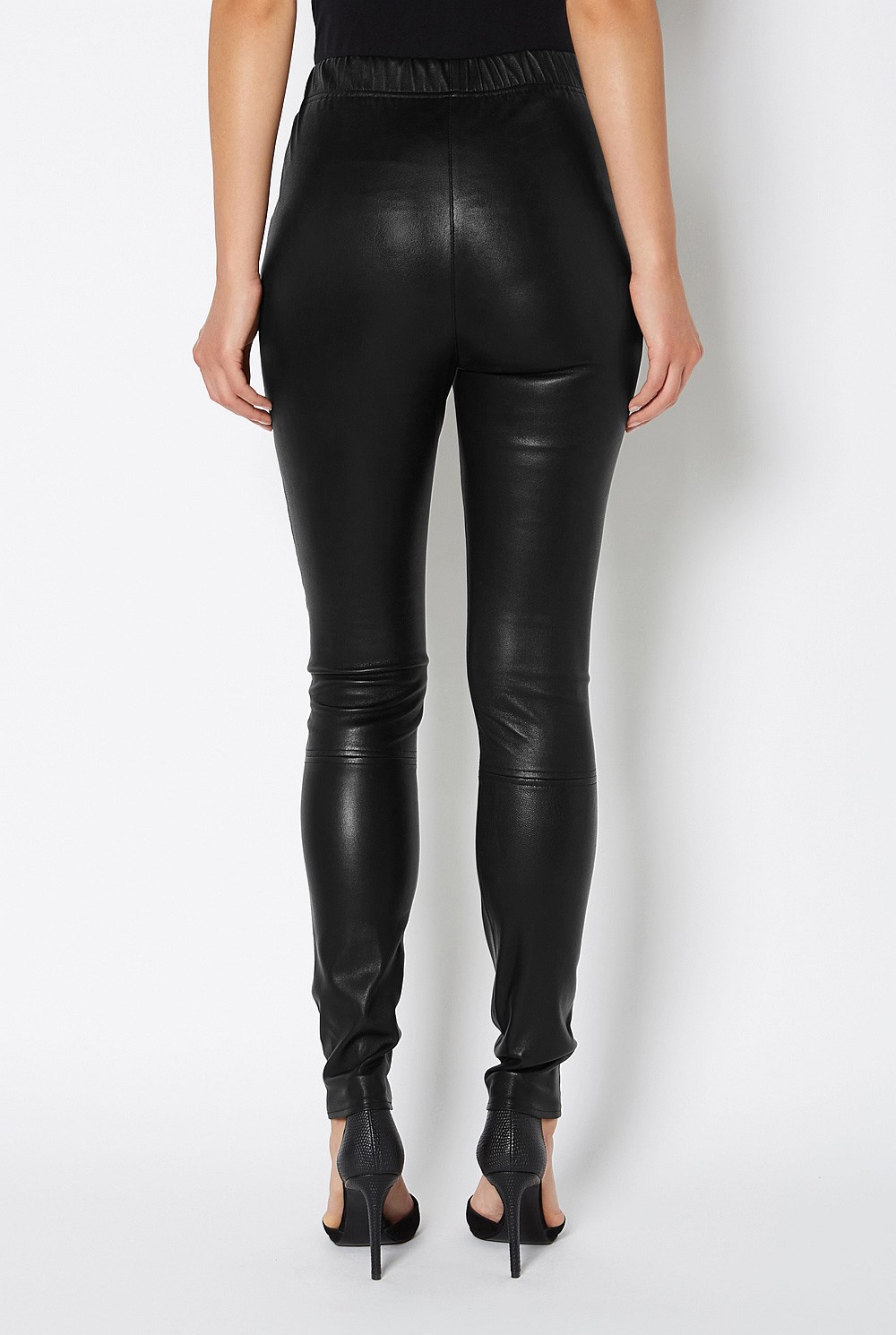 Stretch Leather Pant