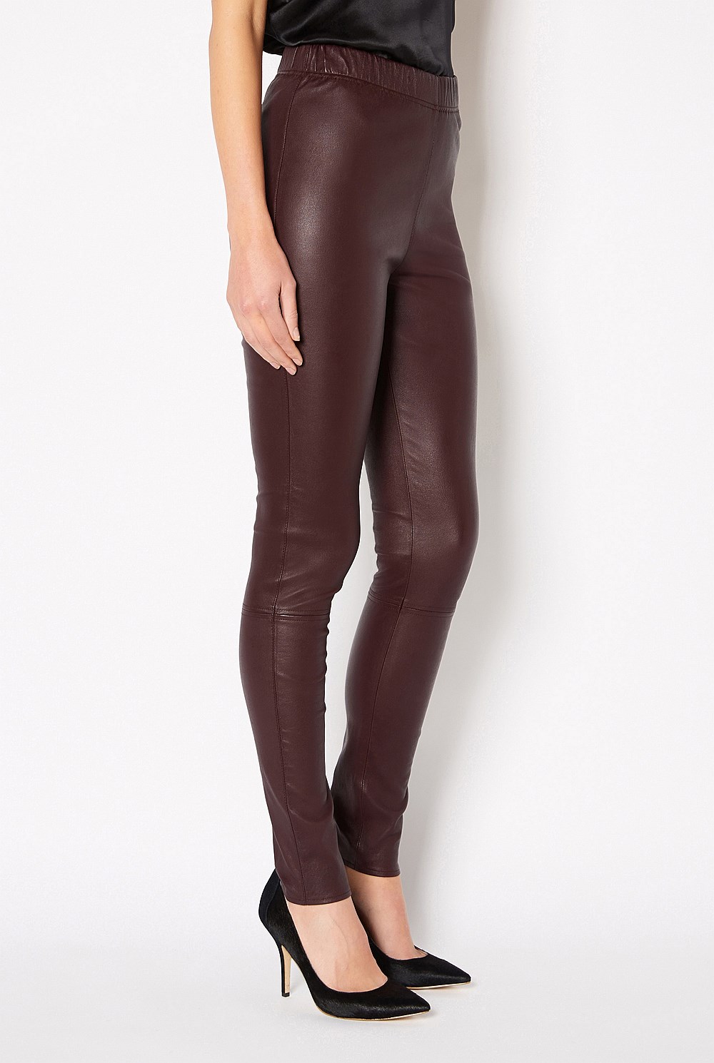 Stretch Leather Pant
