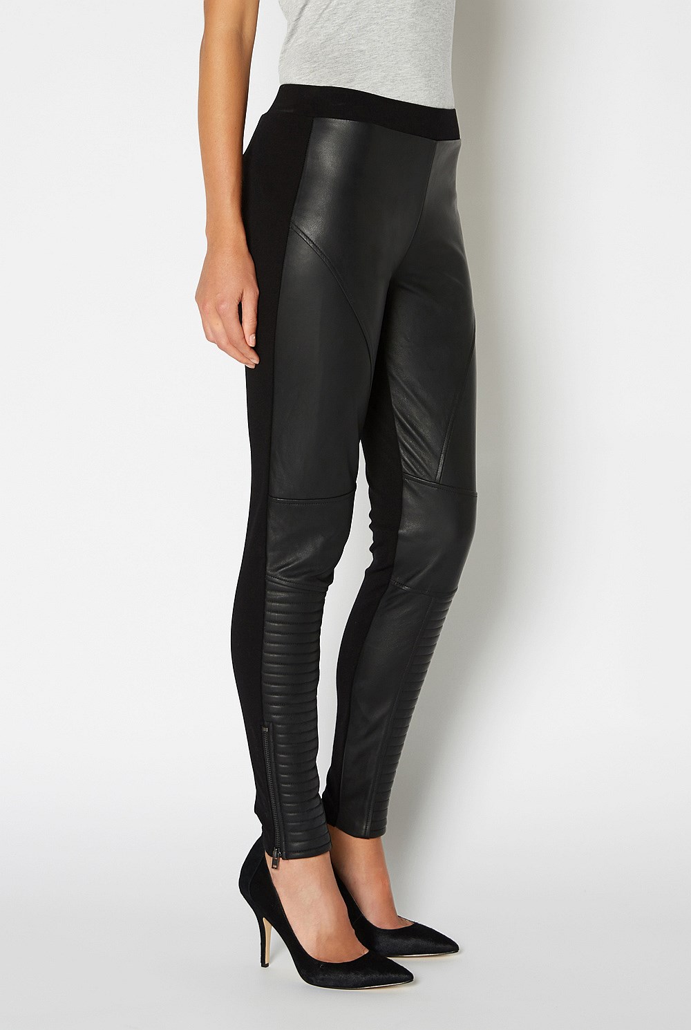 Leather Front Ponte