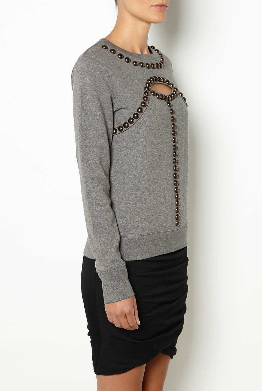 Studded Yoke Sweat