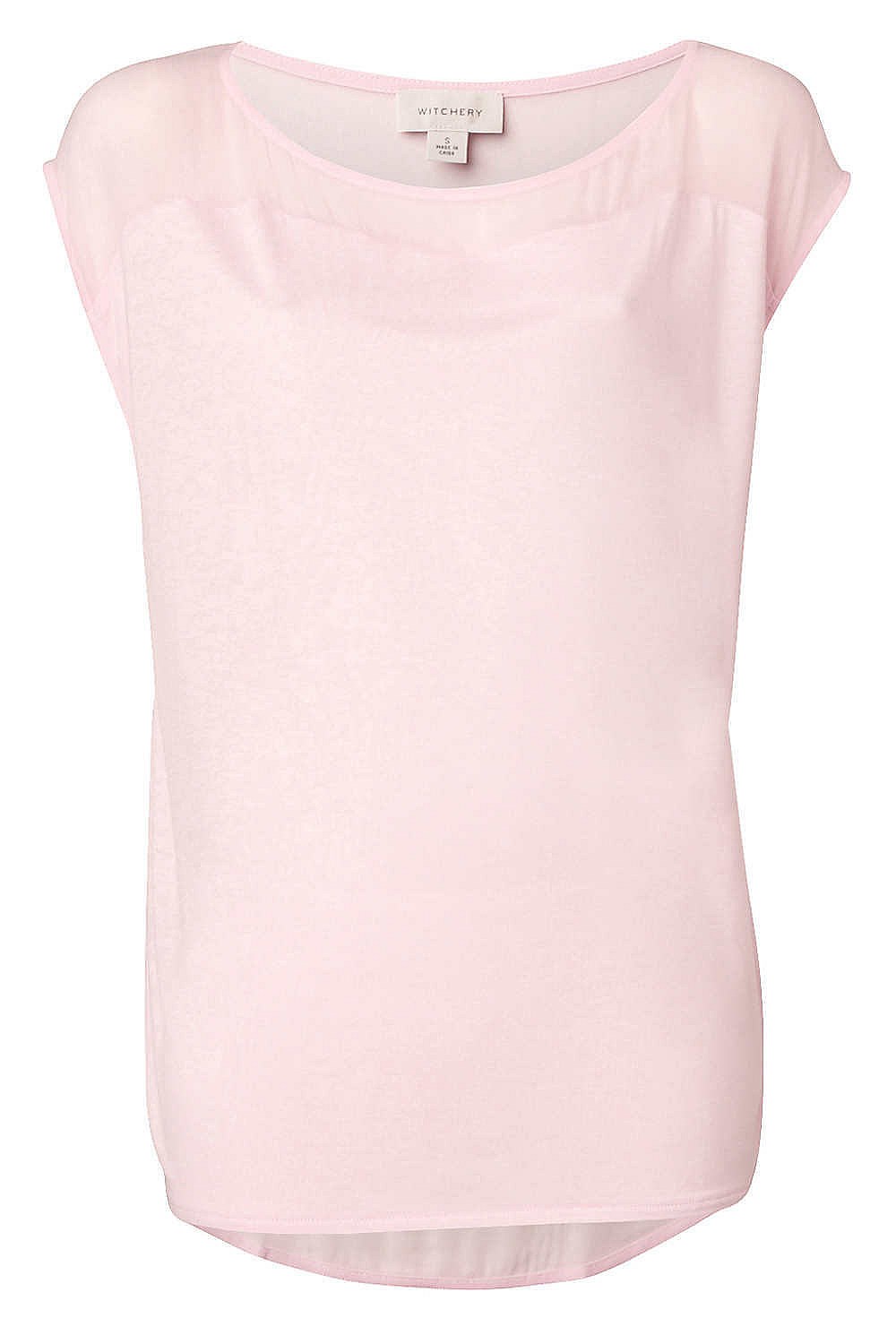 Sheer Back Shell Top