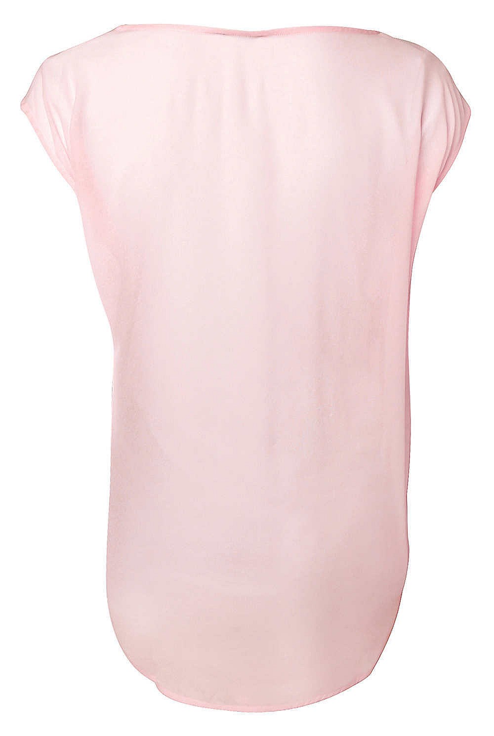 Sheer Back Shell Top