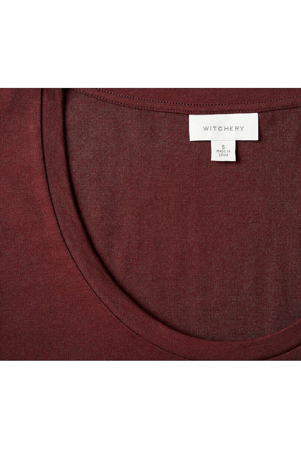 Cotton Basic Scoop Neck Tee