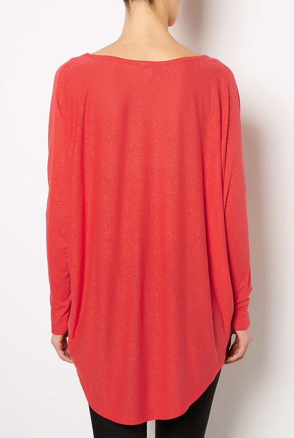 Linen Batwing Top