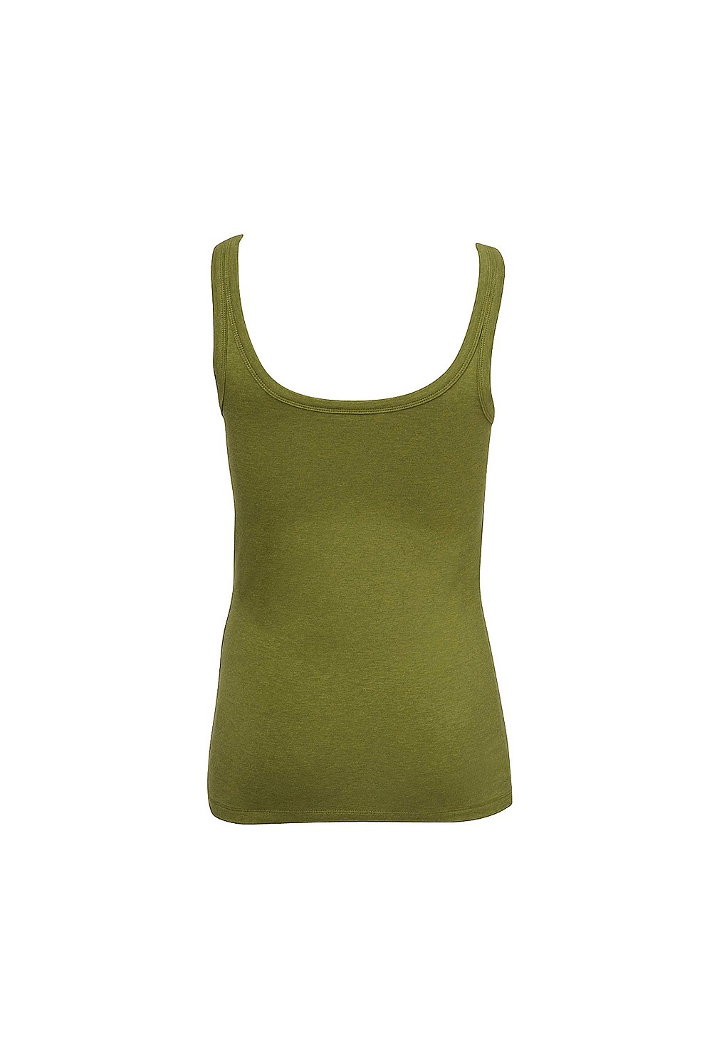 Cotton Basic Scoop Tank